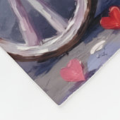 Couverture Polaire Pomeranian Dog Valentine's Day  (Coin)