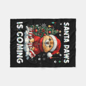 Couverture Polaire Poméranie Décorations Arbre de Noël Amoureux des c (Devant (Horizontal))