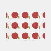 Couverture Polaire pomme rouge (Devant (Horizontal))