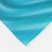 Couverture Polaire Pommes bleu Aqua (Coin)