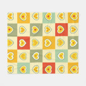 Couverture Polaire Pommes cardiaques (Devant (Horizontal))