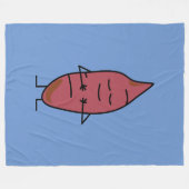 Couverture Polaire Pommes de terre d'ignames d'igname de patate douce (Devant (Horizontal))