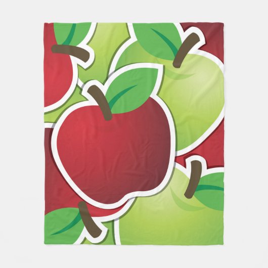 Couverture Polaire Pommes mélangées (Devant)