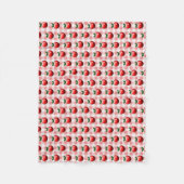 Couverture Polaire Pommes rouges sucrées (Devant)