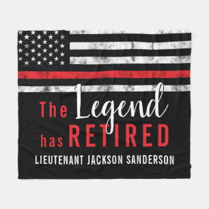 Couverture Polaire Pompier Retraite Service d'incendie Parti