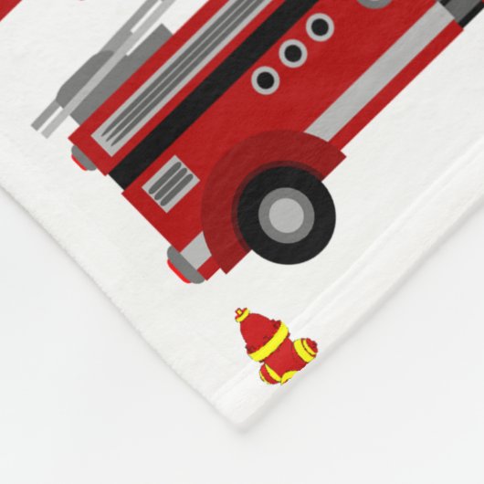 Couverture Polaire Pompiers Camions pompiers Camions pompiers (Coin)