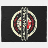Couverture Polaire Pompiers Fraternité (Devant (Horizontal))