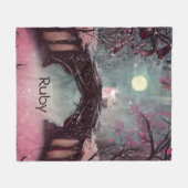 Couverture Polaire Pont gothique pleine lune (Devant (Horizontal))