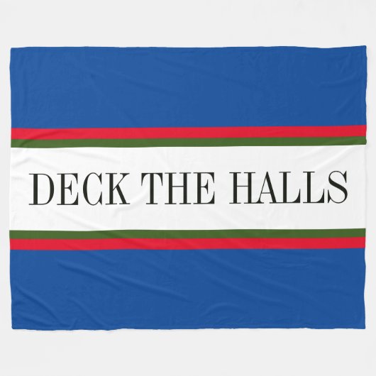 Couverture Polaire PONT HALLS Bleu Rouge Vert Bleu Blancs (Devant (Horizontal))