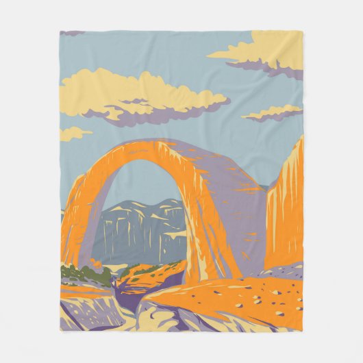 Couverture Polaire Pont Rainbow (Devant)