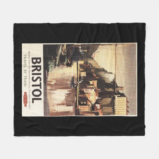 Couverture Polaire Pont suspendu et bateaux de Clifton (Devant (Horizontal))