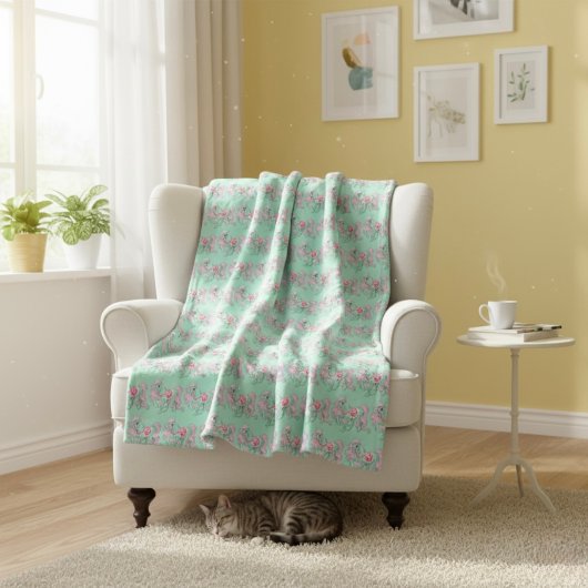 Couverture Polaire Pony Fleece Blanche