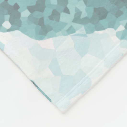 Couverture Polaire Poodé bleu glacé (Coin)