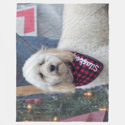 Couverture Polaire Poodle (Devant)