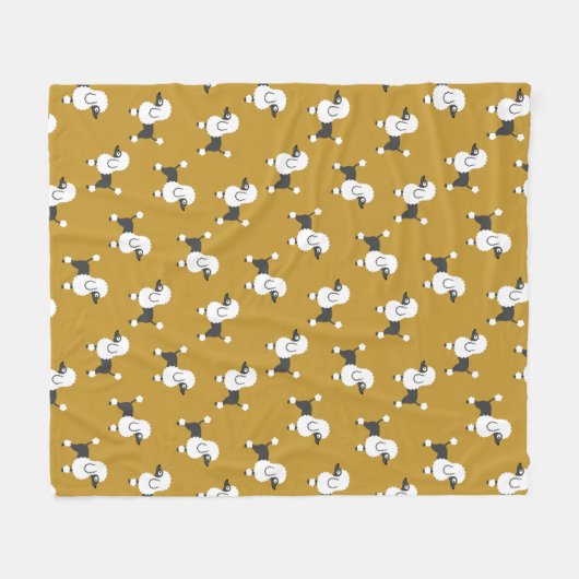 Couverture Polaire Poodle (Devant (Horizontal))