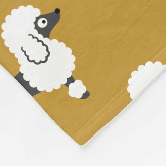 Couverture Polaire Poodle (Coin)