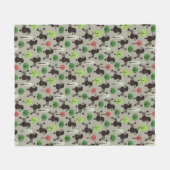 Couverture Polaire Poodle dans le parc (Devant (Horizontal))