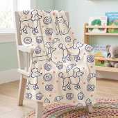 Couverture Polaire Poodles Dachshunds & Donuts