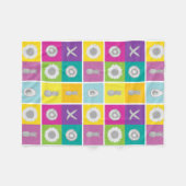 Couverture Polaire Pop Art Botanique & Fruit Fleece Blanket (Devant (Horizontal))
