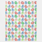 Couverture Polaire Pop Art Guinea Pig Motif (Devant)