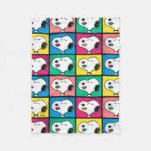 Couverture Polaire Pop Art Snoopy Lips | Mod pour vous Motif (Devant)