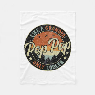 Couverture Polaire Pop Pop Comme Un Grand-Père Seulement Glacière Vin