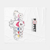 Couverture Polaire Poppet et le gang (Devant (Horizontal))
