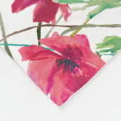 Couverture Polaire Poppies rose violet Galore Motif (Coin)
