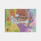 Couverture Polaire Poppy sourit (Devant (Horizontal))