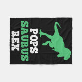 Couverture Polaire Pops-saurus Rex Dino Dinosaur Funny Popssaurus  (Devant (Horizontal))