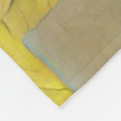 Couverture Polaire popsicle à cône de crème glacée jaune (Coin)