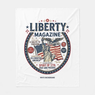 Couverture Polaire Popsicle de la Liberté Pop glacé patriotique patri