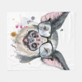 Couverture Polaire Porc à la mode (Devant (Horizontal))