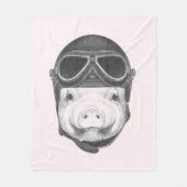 Couverture Polaire Porc de casse-cou (Devant)