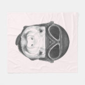 Couverture Polaire Porc de casse-cou (Devant (Horizontal))
