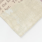 Couverture Polaire Porc de collage de ferme d'aquarelle (Coin)