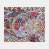 Couverture Polaire Porcelet génial animal d'ArtStudio- (Devant (Horizontal))