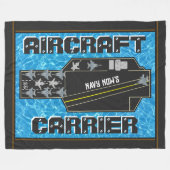 Couverture Polaire Porte-avions de la Marine (Devant (Horizontal))