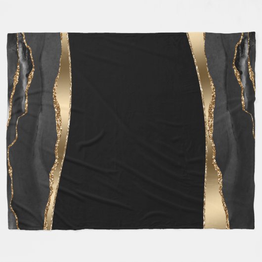 Couverture Polaire Porte d'or noir (Devant (Horizontal))