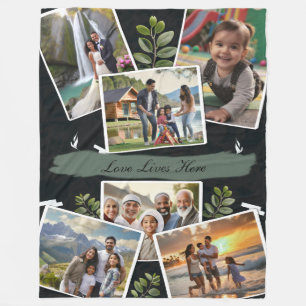 Couverture Polaire Porte-photo personnalisée personnalisée unique