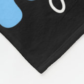 Couverture Polaire Porter Blues Sensibilisation sur l'autisme Accepte (Coin)