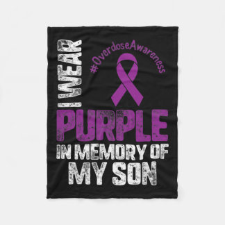 Couverture Polaire Porter Purpleen Mémoire De Mon Fils Surdose Acadéè