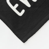 Couverture Polaire Porter Turquoise & ; Violet Pour Quelqu'Un Qui (Coin)