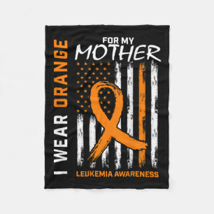 Couverture Polaire Portez Orange Pour Ma Mère Sensibilisation à la le