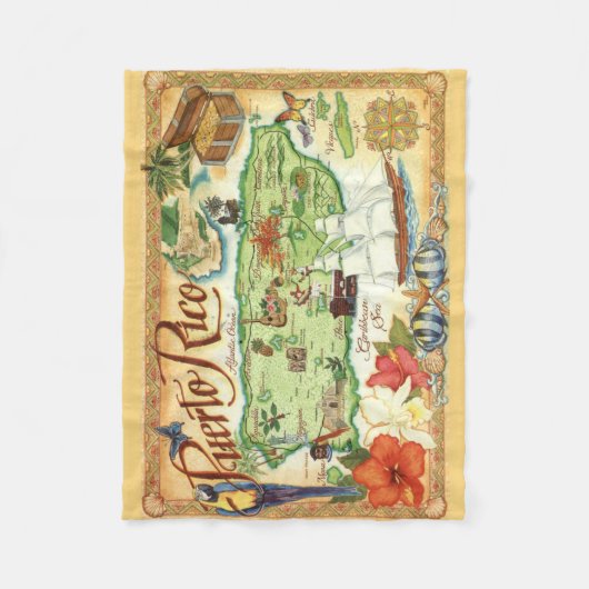 Couverture Polaire Porto Rico (Devant)