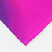 Couverture Polaire Portrait Abstrait vibrant (Coin)