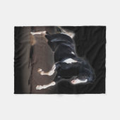 Couverture Polaire Portrait de cheval VIII (Devant (Horizontal))