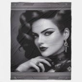 Couverture Polaire Portrait De Spy Kalina Shepard Par Xzendor7 (Devant)