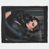 Couverture Polaire Portrait de Tressa Straninski par Xzendor7 (Devant (Horizontal))