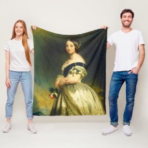 Couverture Polaire Portrait de Young Queen Victoria